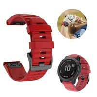 Correa Pulso para Reloj Garmin Fenix 5x/5x Plus Rojo