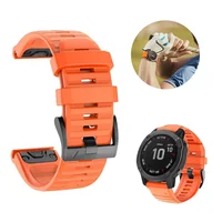 Correa Pulso para Reloj Garmin Fenix 5x/5x Plus Naranja