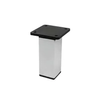 Pata Acero Cromado H 100mm 38X38mm Niv Supe Fixser