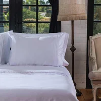 Cover Duvet - Funda Plumón 400 Hilos 100% Algodón Egipcio Cairo Blanco Cremoso Extradoble