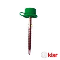 Set x10 Unidades De Fijaciones Cresta Alta Verde Klar