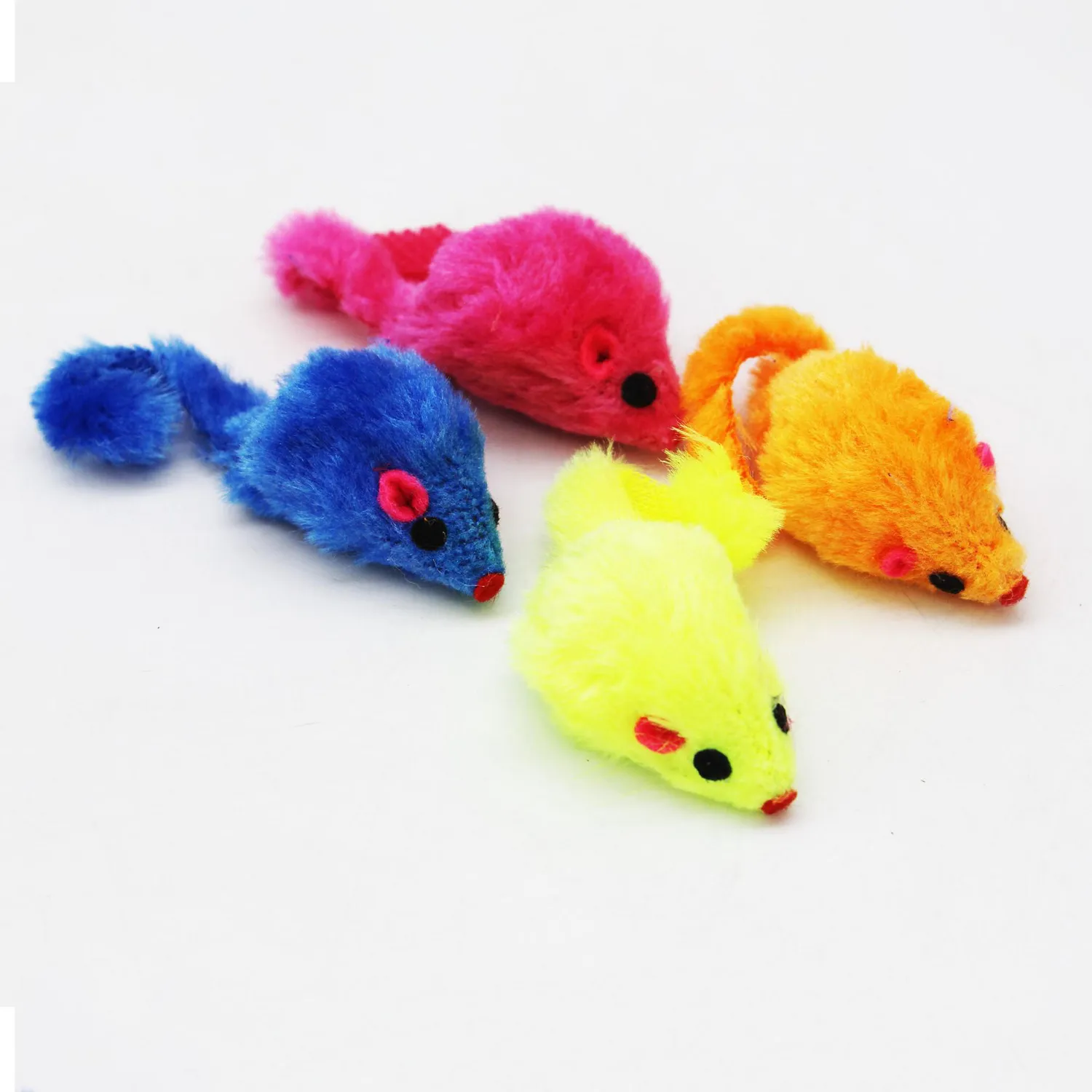 Juguete Gato Surtido Ratones X4 Unidades Petizoos