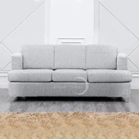 Sofá Cama con Herraje Americano Baltimore Blanco Ecocuero