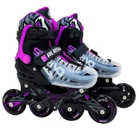Patines Recreativos Alaska 30-34 Negro/Morado