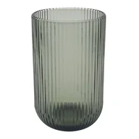 Vaso Líneas Vidrio 400ml Gris Baccarat