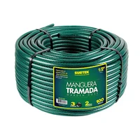 Manguera de Agua para Jardín 100 m x 1/2'' Tramada Surtek