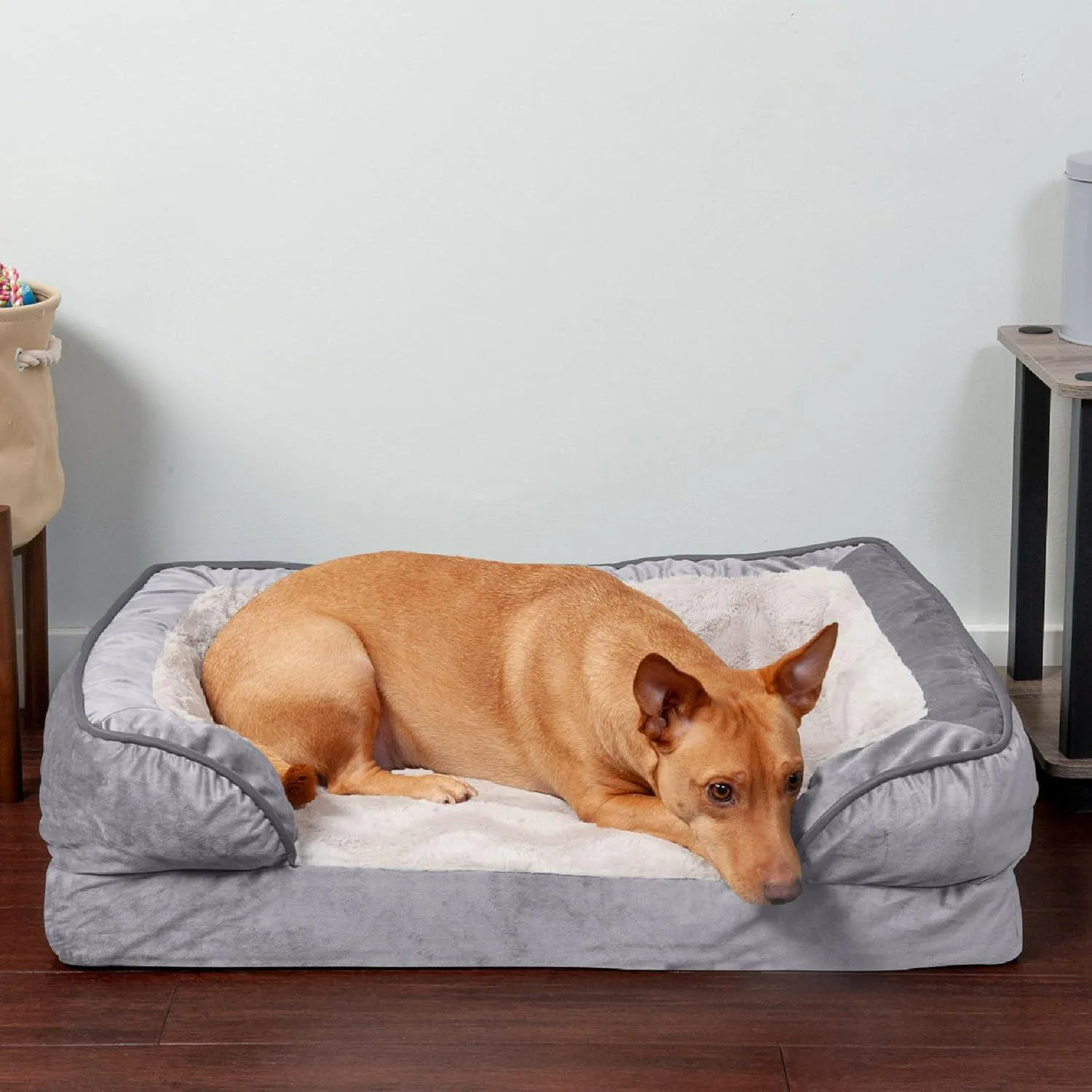 Cama Ortopédica para Perros con Cojines 76 x 50 cm