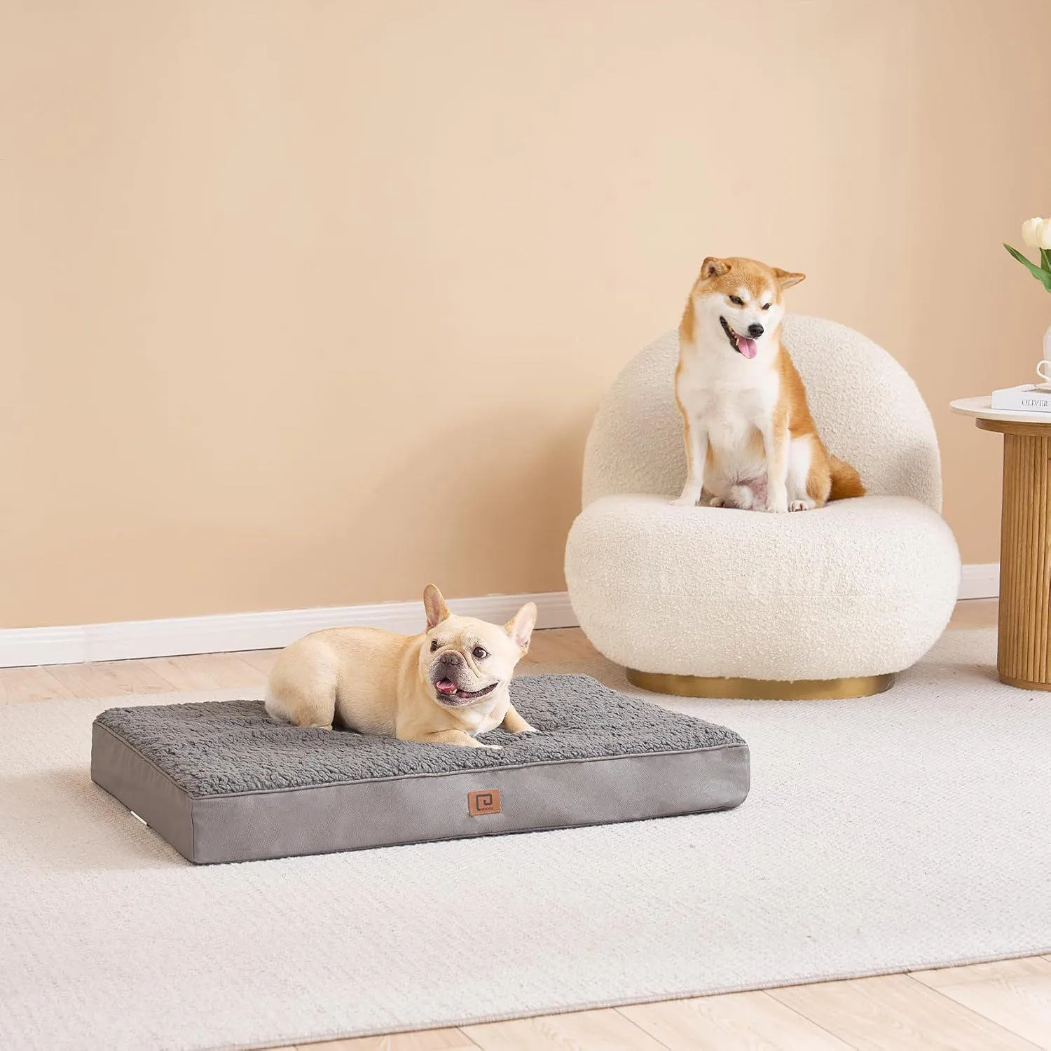 Cama Ortopédica para Perros Grandes de 88.9 x 58.4 cm 3