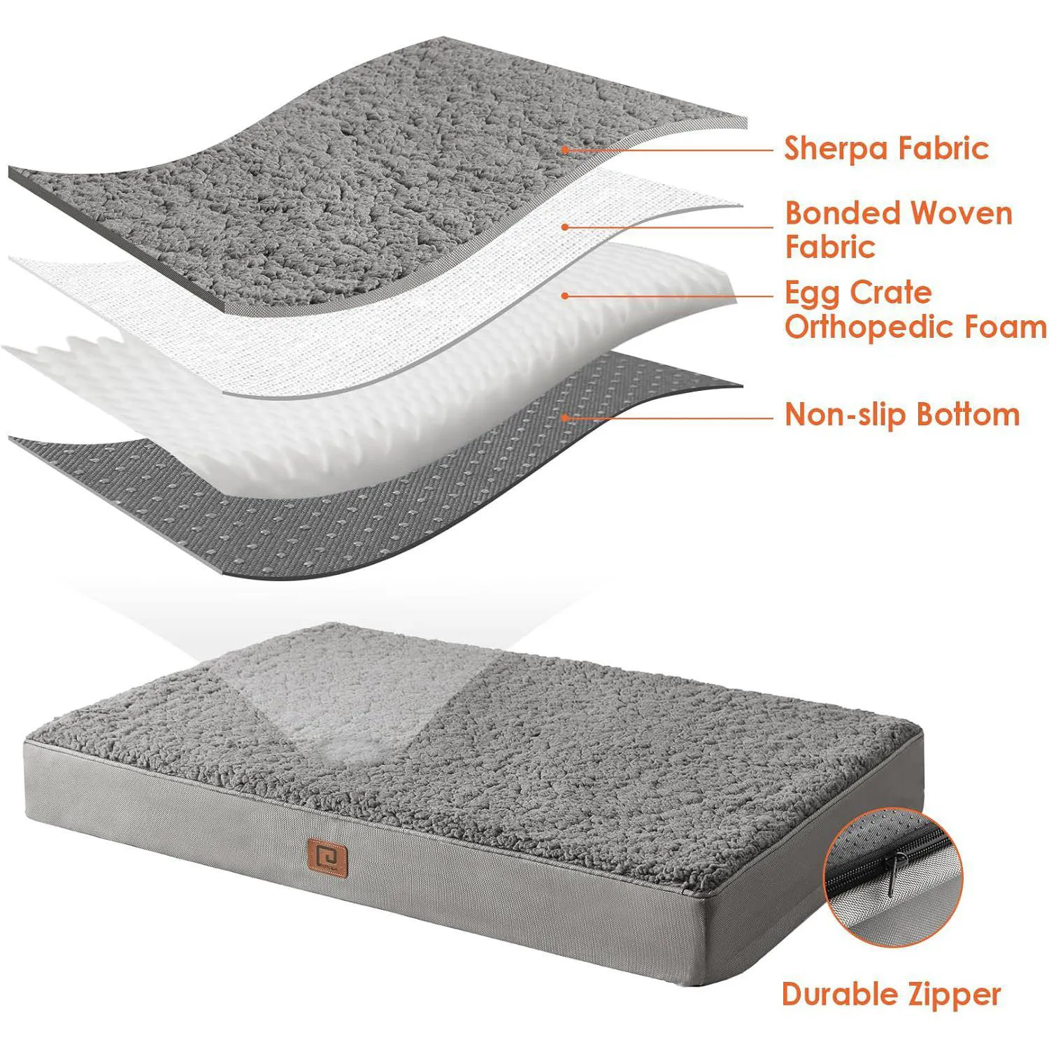 Cama Ortopédica para Perros Grandes de 88.9 x 58.4 cm 5