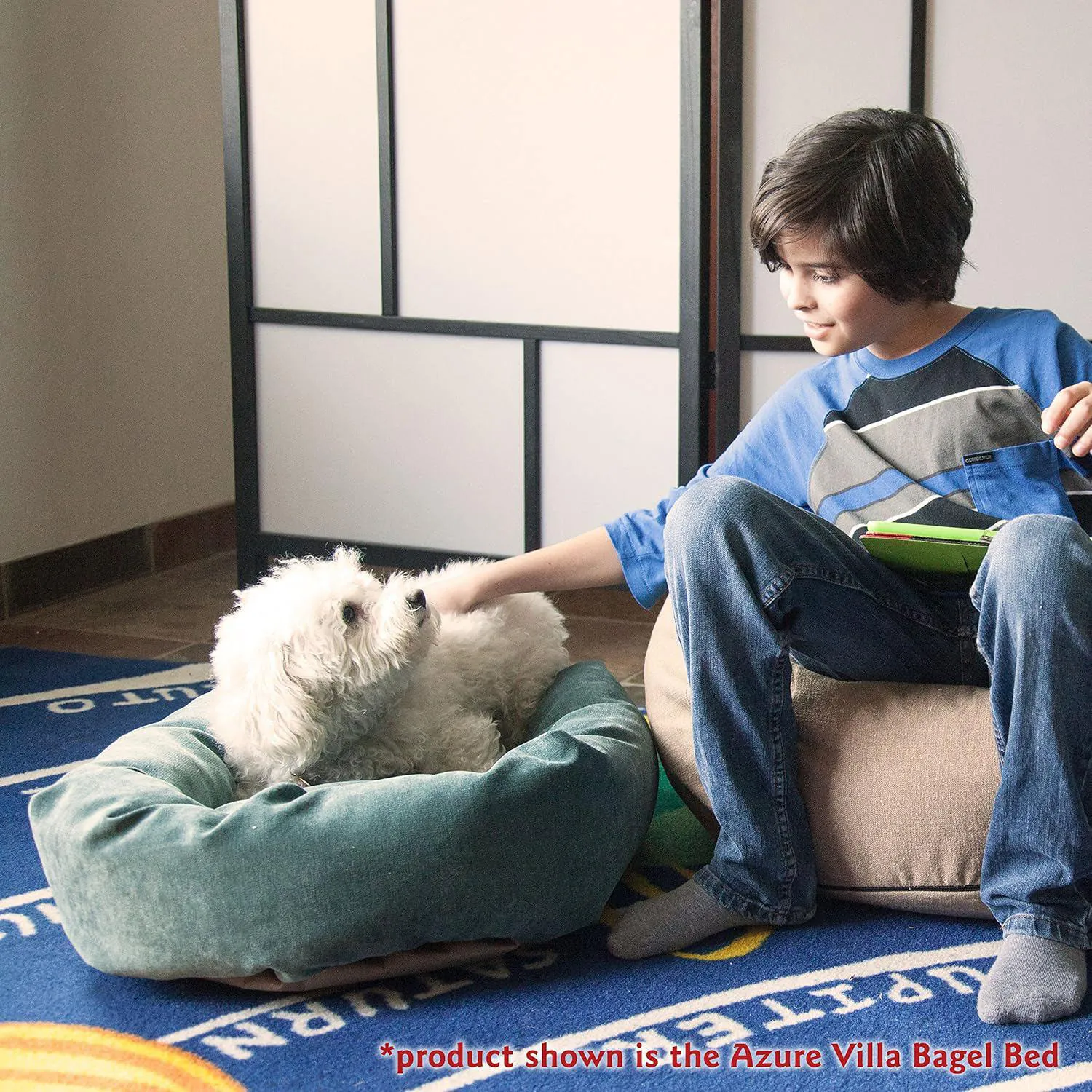 Cama Redonda para Perro Lavable