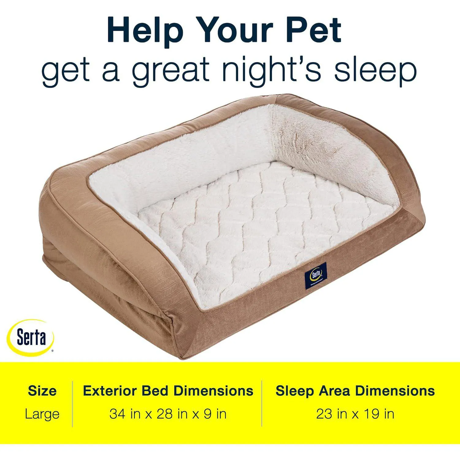 Cama Acolchada Ortopédica para Mascotas