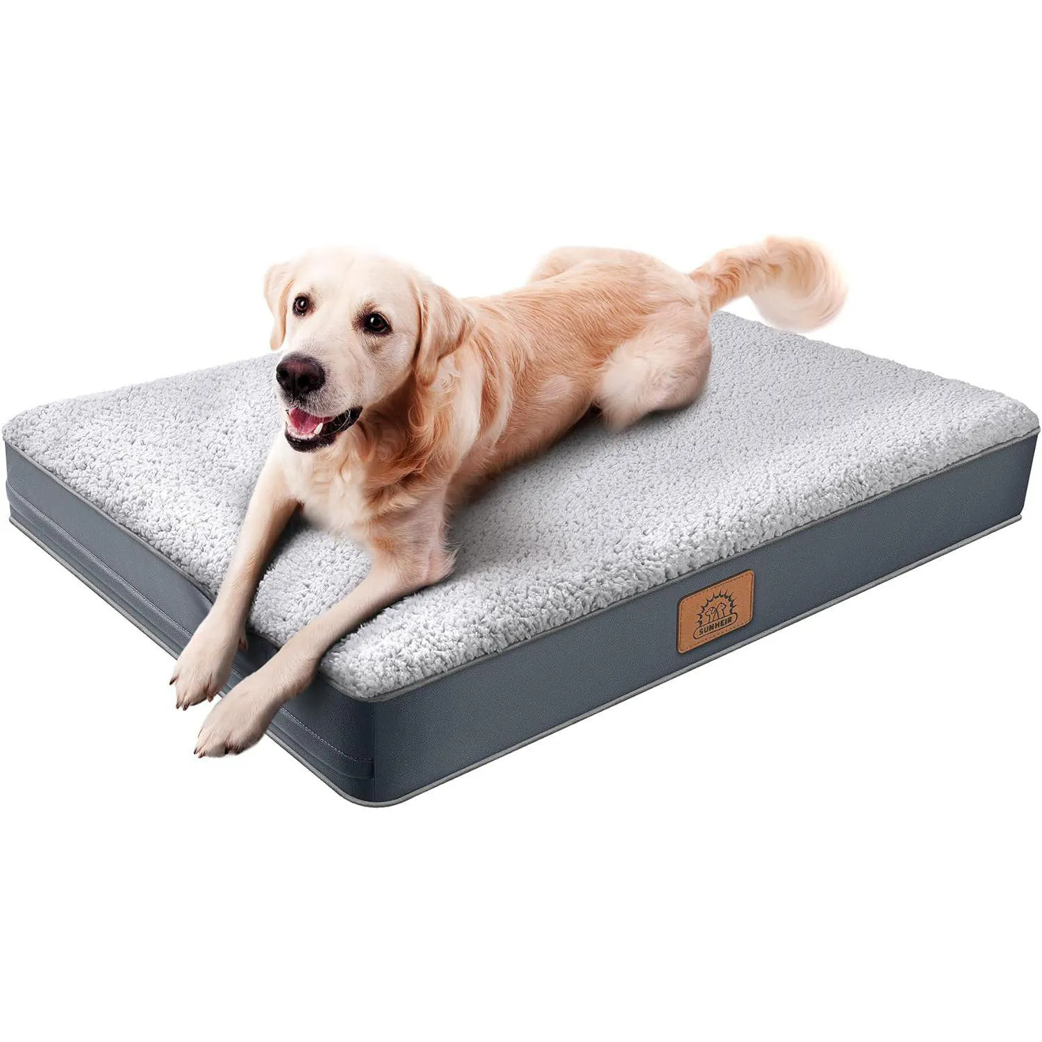 Cama Ortopédica para Mascotas con Funda Impermeable Extraíble