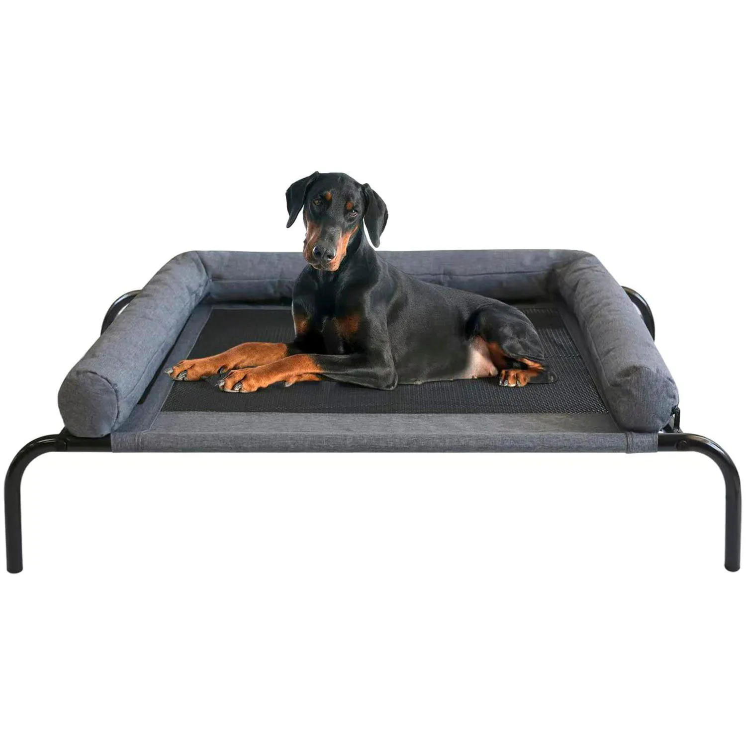 Cama Elevada para Mascotas con Malla Transpirable