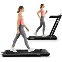 Caminadora Plegable 2 en 1 con Control Remoto y Pantalla Led