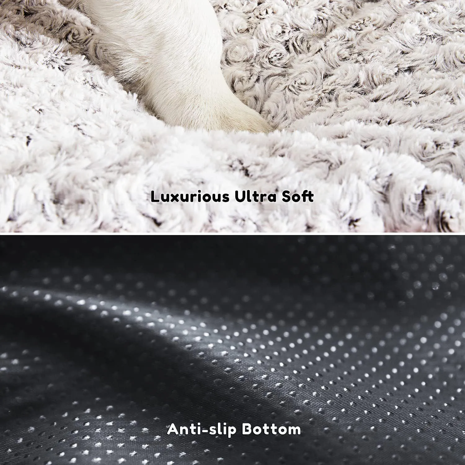 Cama Ortopédica para Mascotas Impermeable con Funda Extraíble 4