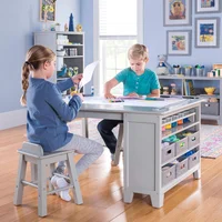 Mesa y Taburete de Arte para Niños