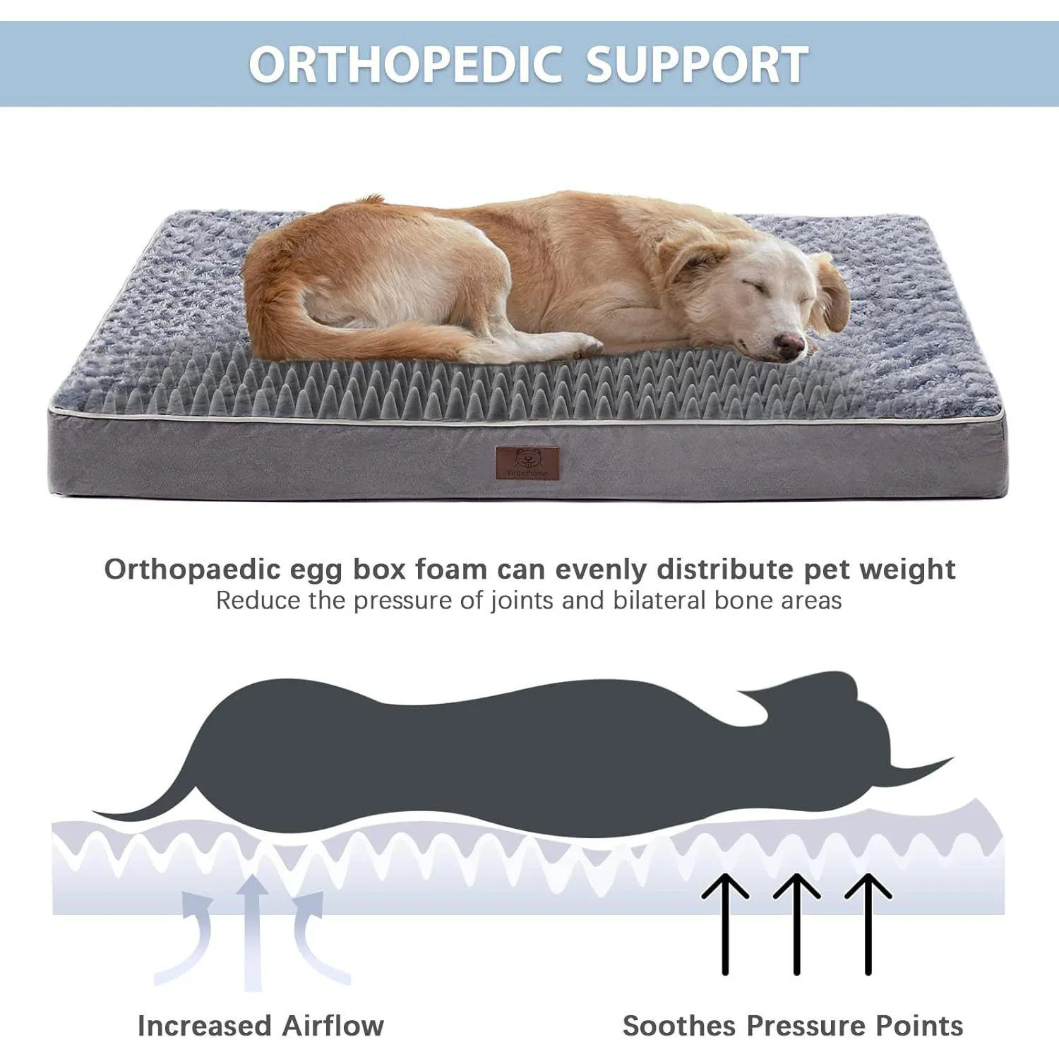 Cama Ortopédica para Perros Grandes