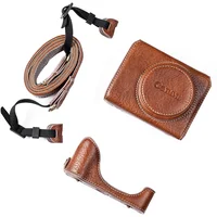 Funda de Cuero Vintage para Canon