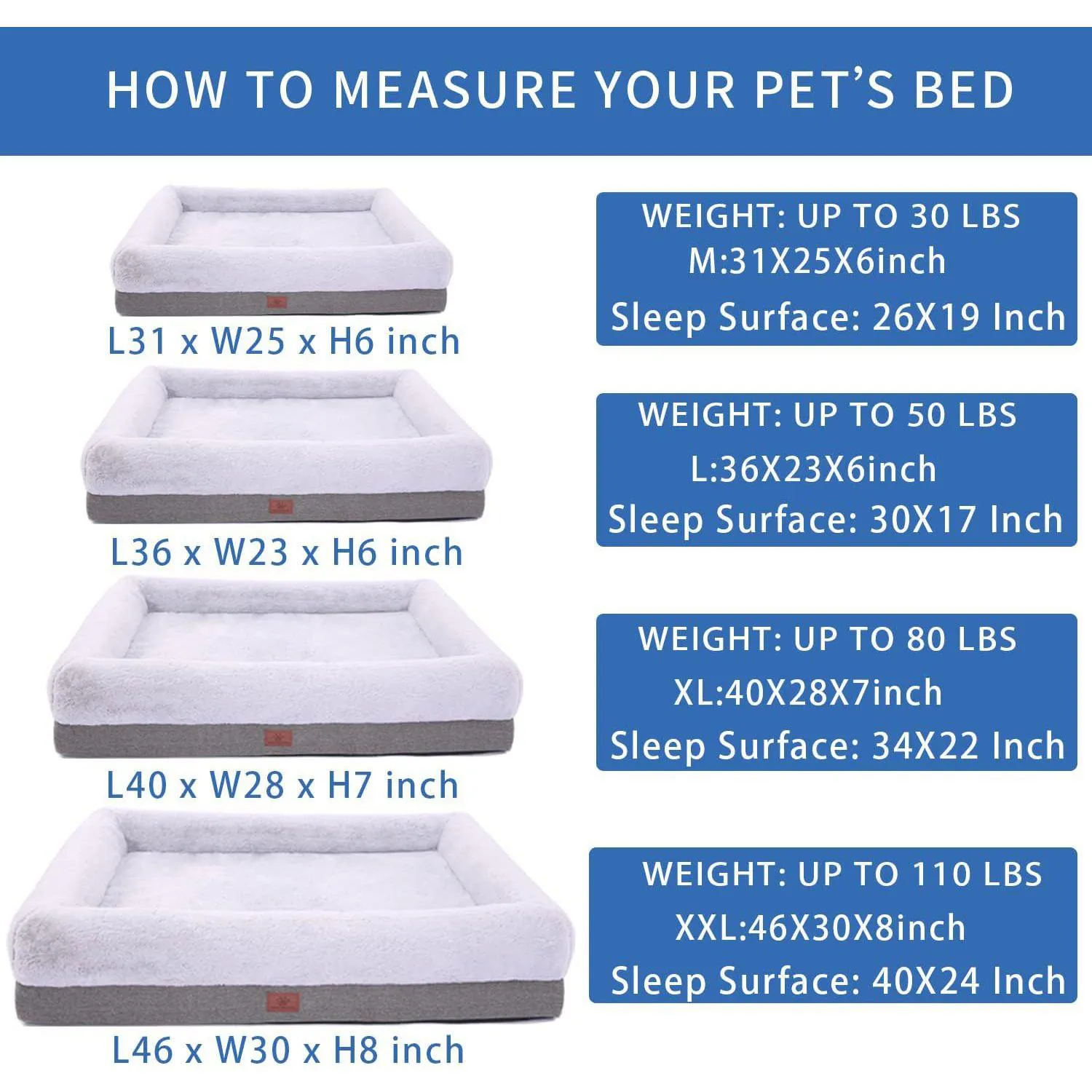 Cama Ortopédica para Perros Grandes 5