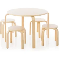 Juego de Mesa y Sillas Nórdicas para Niños