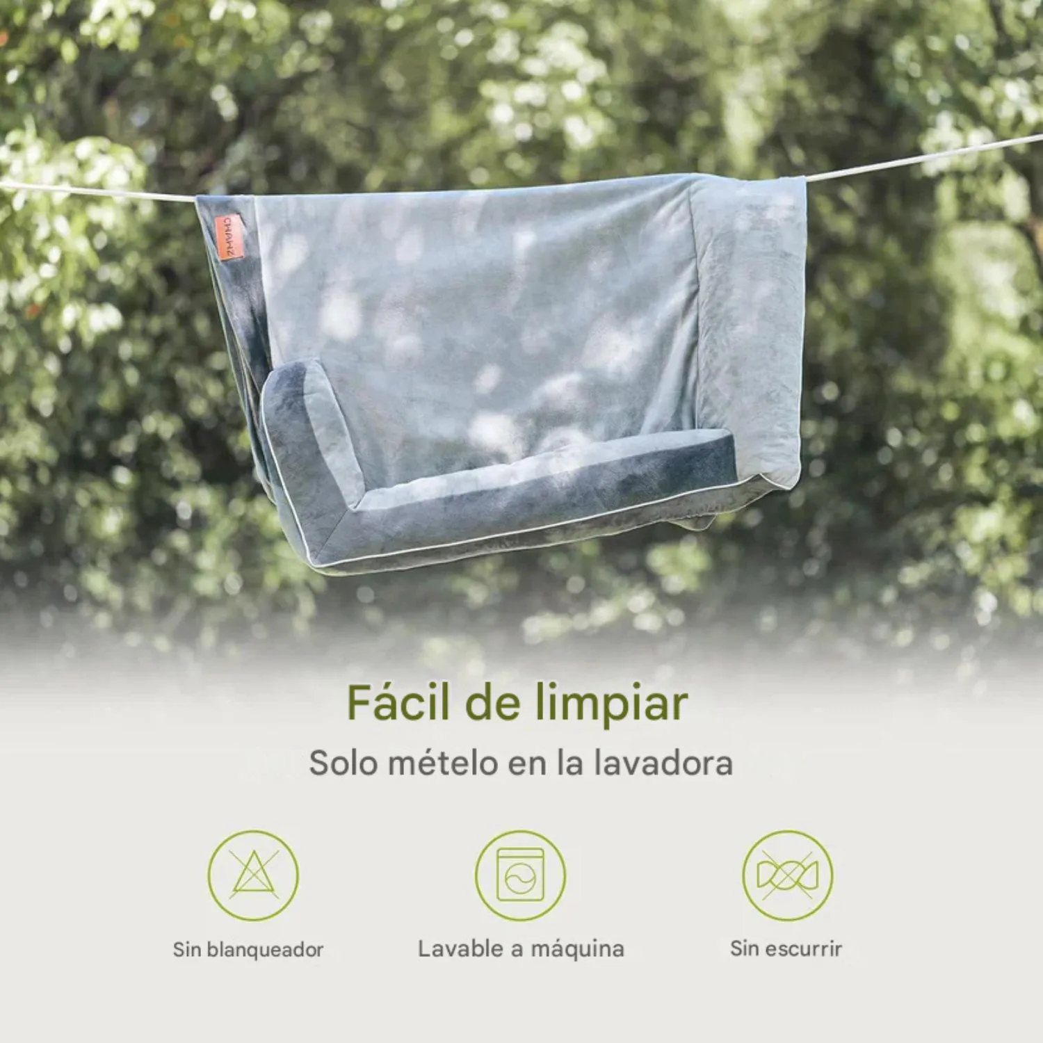 Cama Ortopédica para Perro Grande con Gel Refrescante Impermeable 9