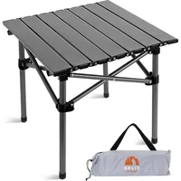 Mesa de Camping Plegable con Bolsa de Transporte