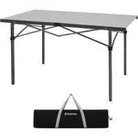 Mesa de Camping Plegable Portátil de Aluminio