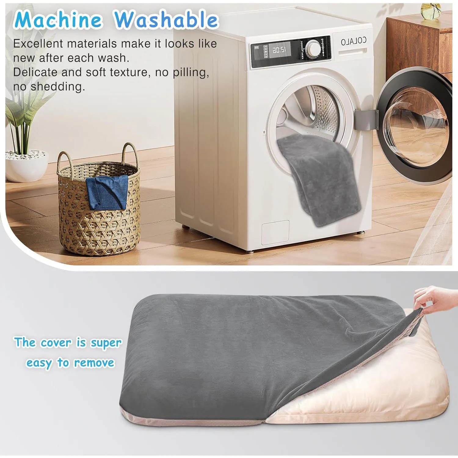 Cama Ortopédica Extra Grande para Perros 8