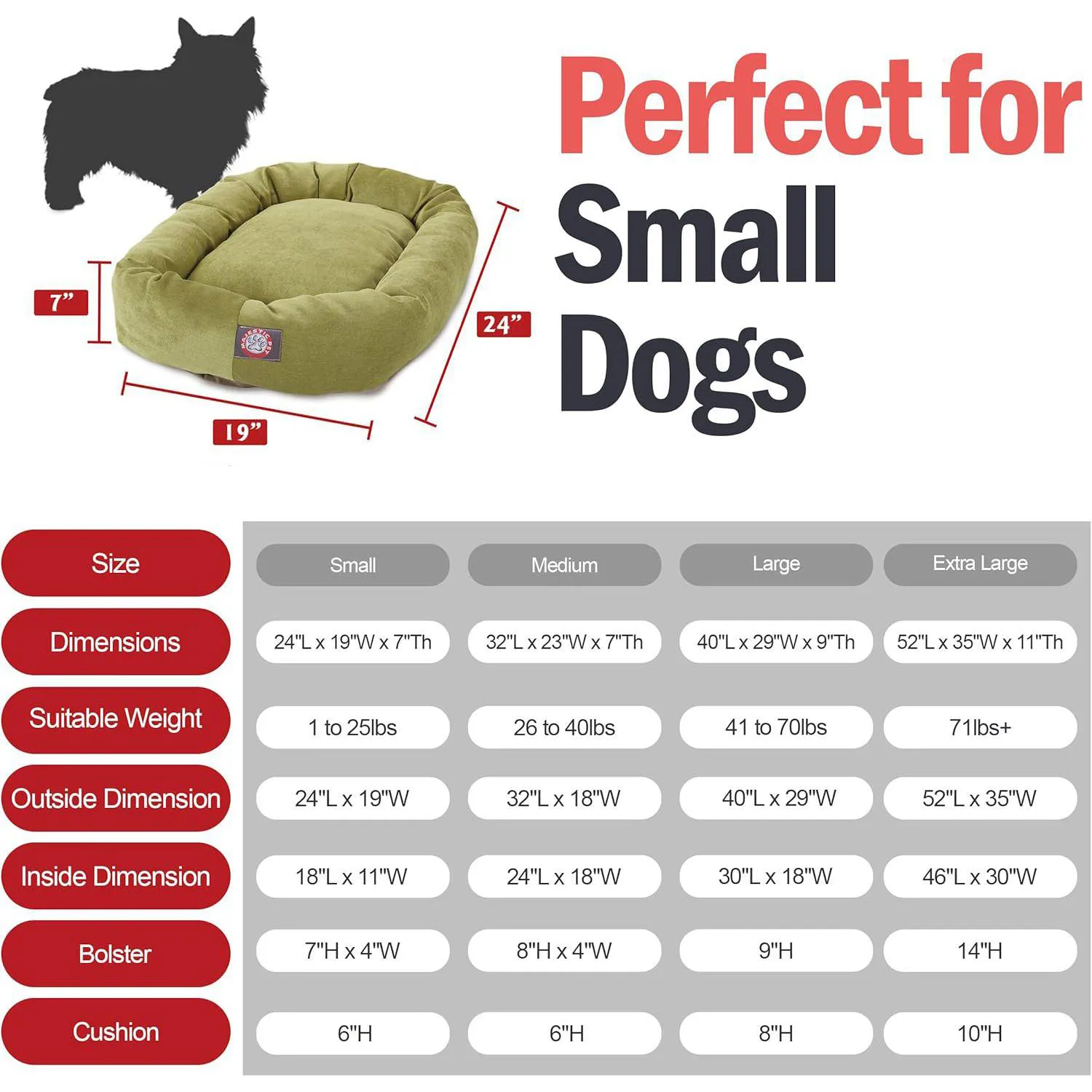 Cama Redonda Pequeña para Perros 3