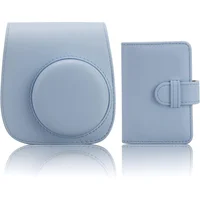 Funda de Piel Sintética Compatible con Cámara Instantánea