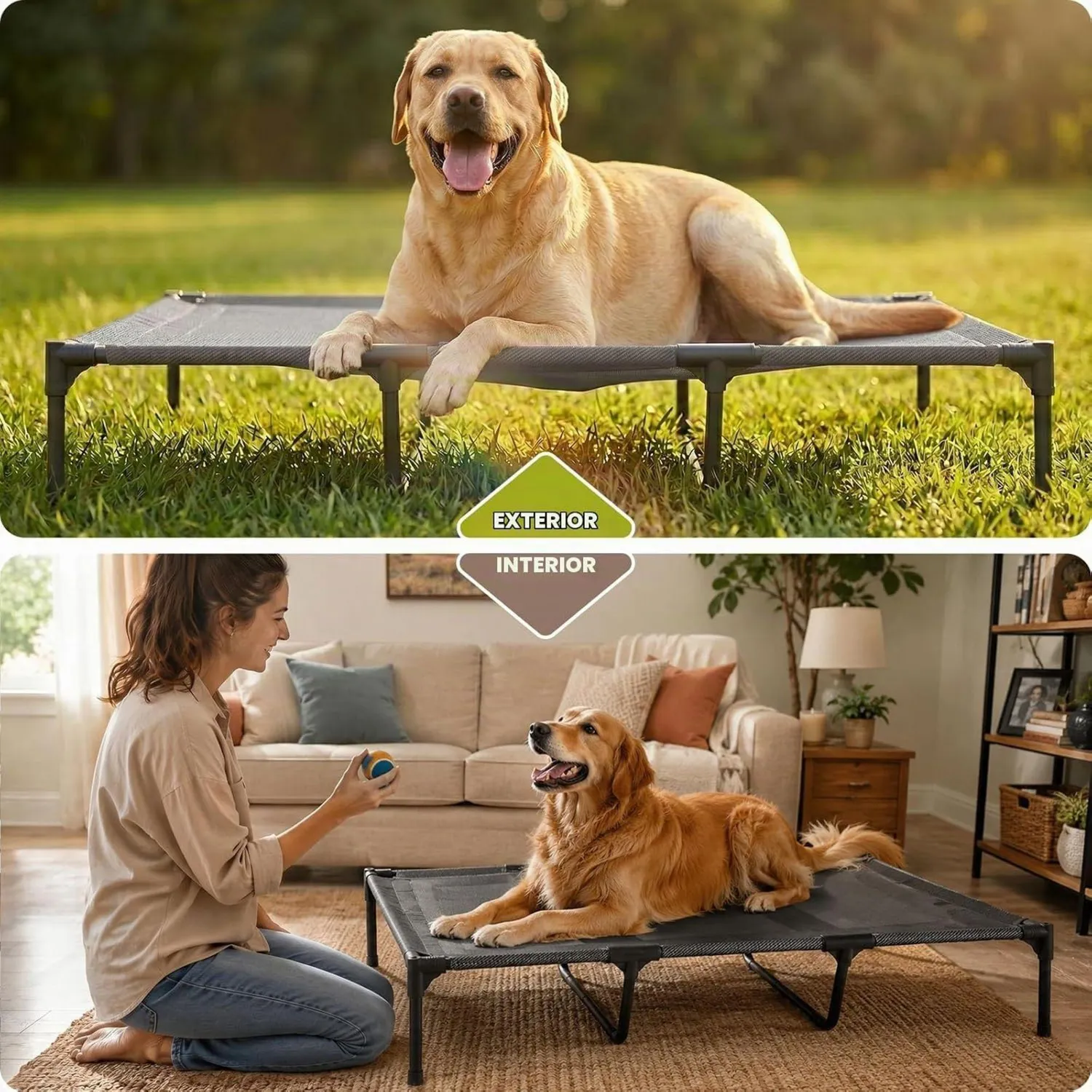 Cama Elevada para Mascotas Impermeable 6