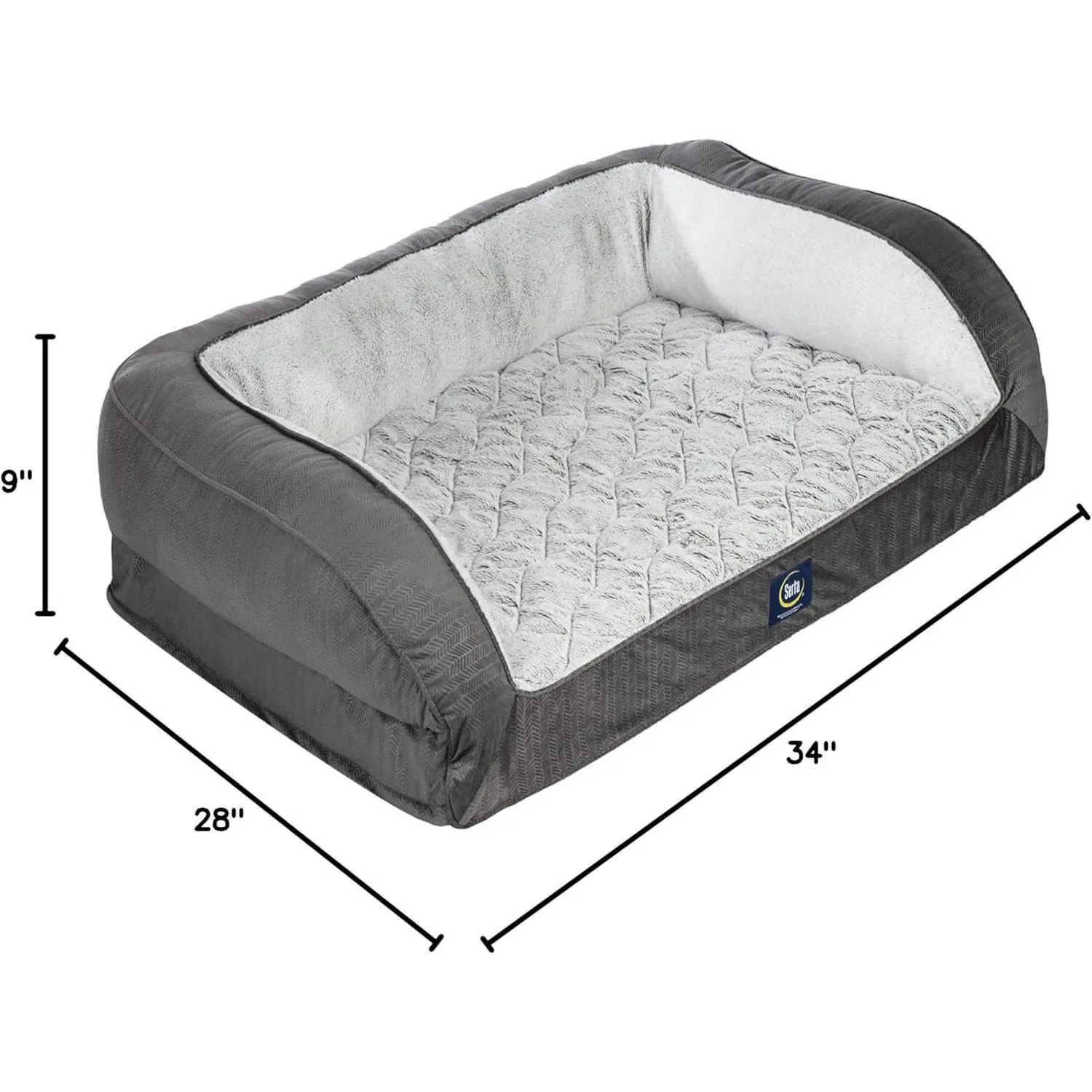 Cama Ortopédica Acolchada para Mascotas 8