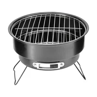Parilla Redonda de Barbacoa de Carbón