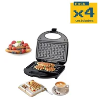 Waflera de 2 Puestos Sokany Ergonómica Set X 4 Unidades