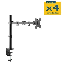 Soporte Tipo Brazo para Monitor 13 a 27 Pulgadas Flexible Set X 4 Unidades