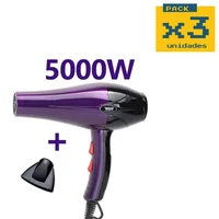 Secador de Cabello Nova 9037 Mejo 5000w Set X 3 Unidades
