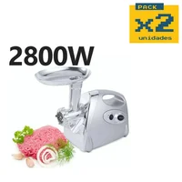 Molino Eléctrico para Carne Universal Royal 1200w Set X 2 Unidades