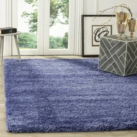 Alfombra Safavieh de Felpa Color Azul de 243x304 cm