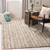 Alfombra Safavieh de Fibra Natural Color Gris de 152x243 cm