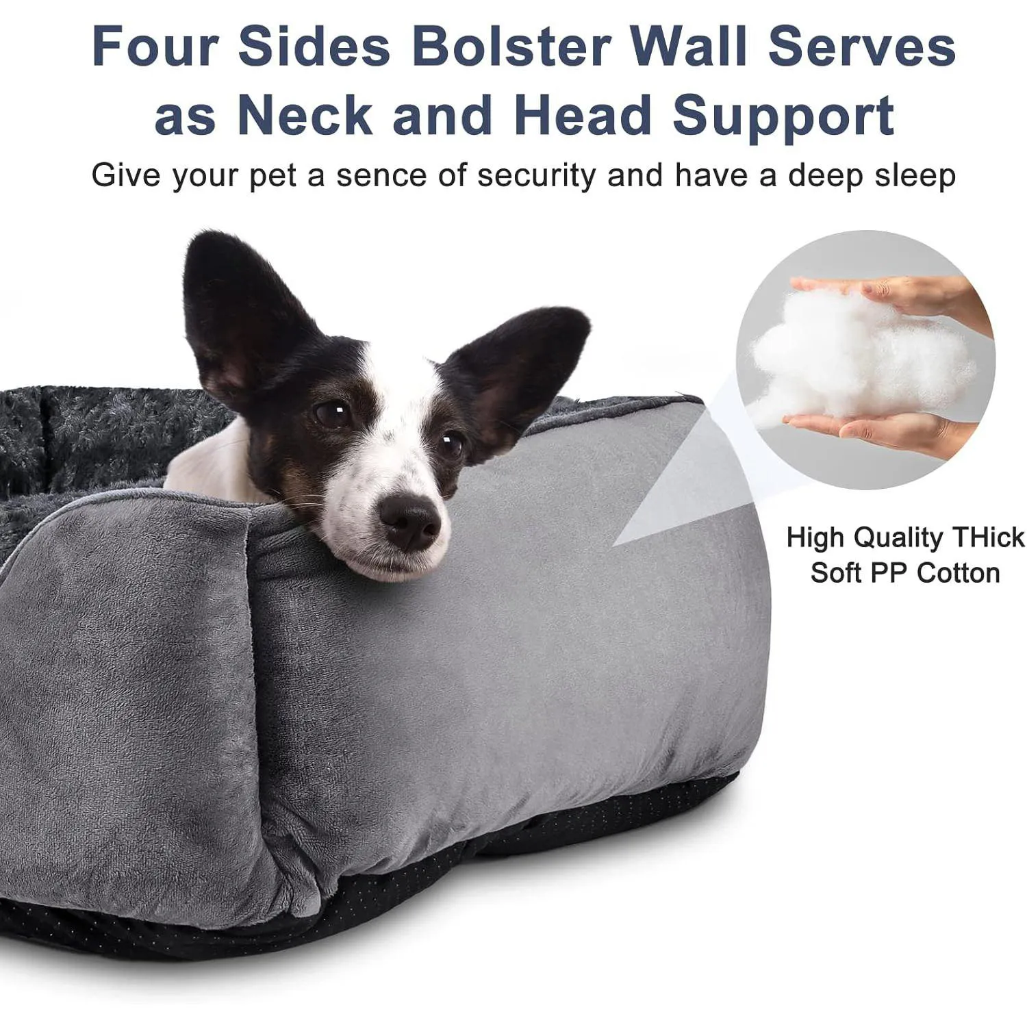 Cama Rectangular para Perros Lavable a Máquina 3