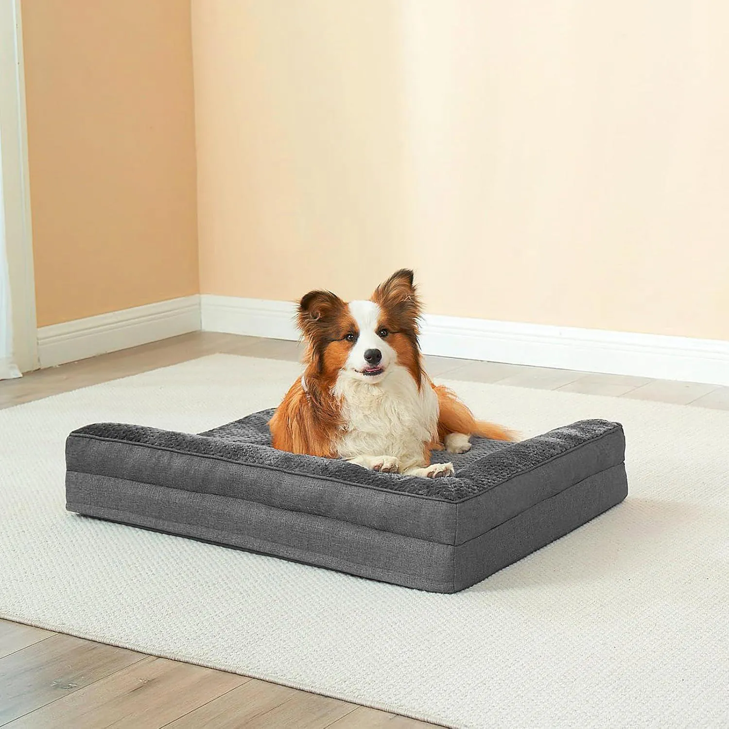 Cama Ortopédica de Espuma Viscoelástica para Perro Tamaño Mediano 9