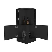 Bar Bajo Esquinero Jakes 108X46X46 Rta Wengue