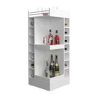 Bar Bajo Esquinero Lyman 111x46x46 Rta Blanco