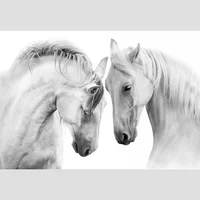 Cuadro Caballos Blancos 100X70