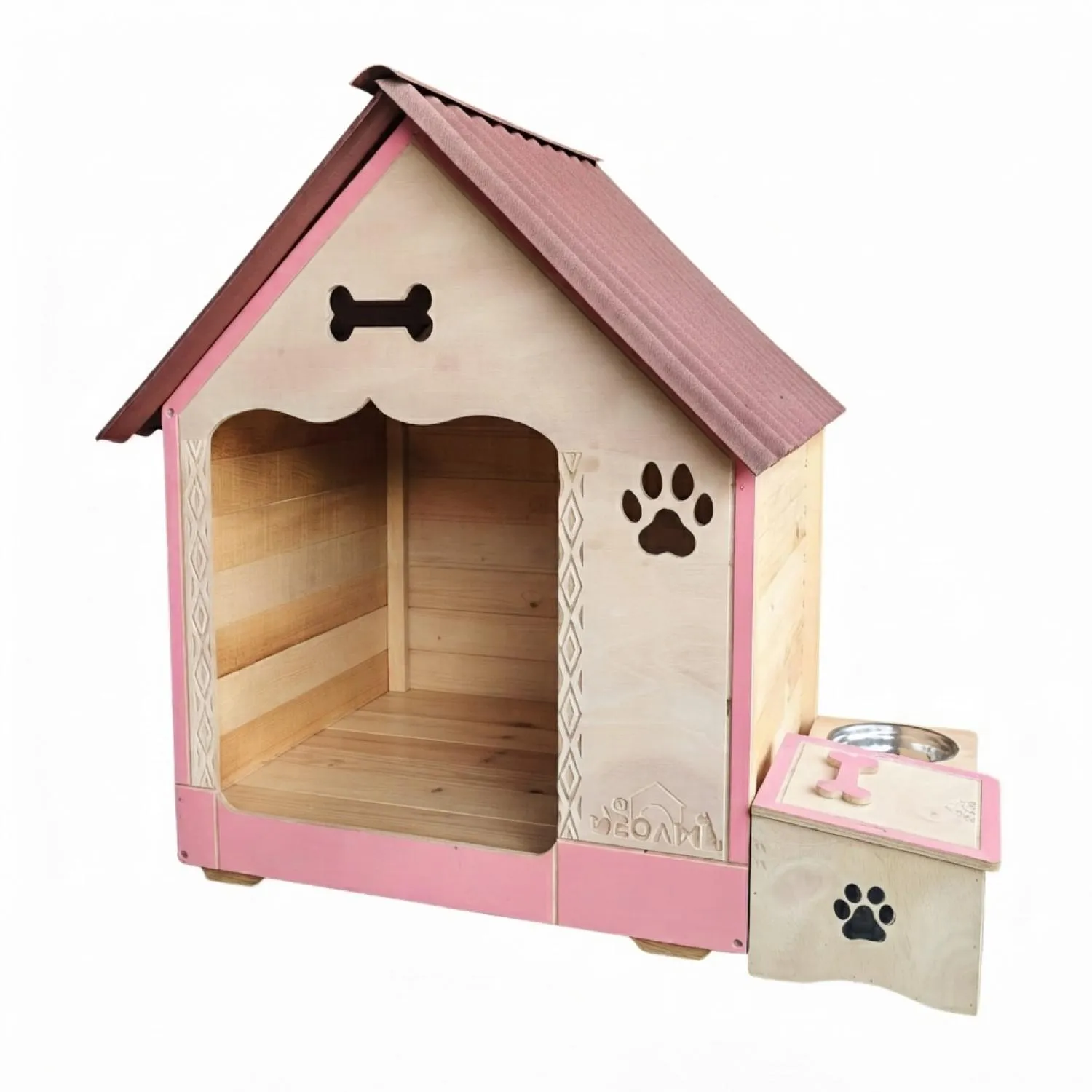 Casa En Madera Pino Extragrande Con Platero Perro