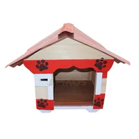 Casa En Madera Pino Pequeña Perro