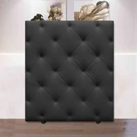 Cabecero Semidoble 120X120 Diamond para Piso Gris Microfibra