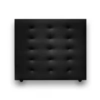 Cabecero King 200X120 Horse de Piso Negro Ecocuero