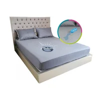 Protector De Colchón Impermeable Tipo Toalla Para Cama Doble (140X190Cm)