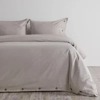 Cover Duvet - Funda Plumón Hotel Experience 300 Hilos 100% Algodón Sateen Stripe Arena Doble